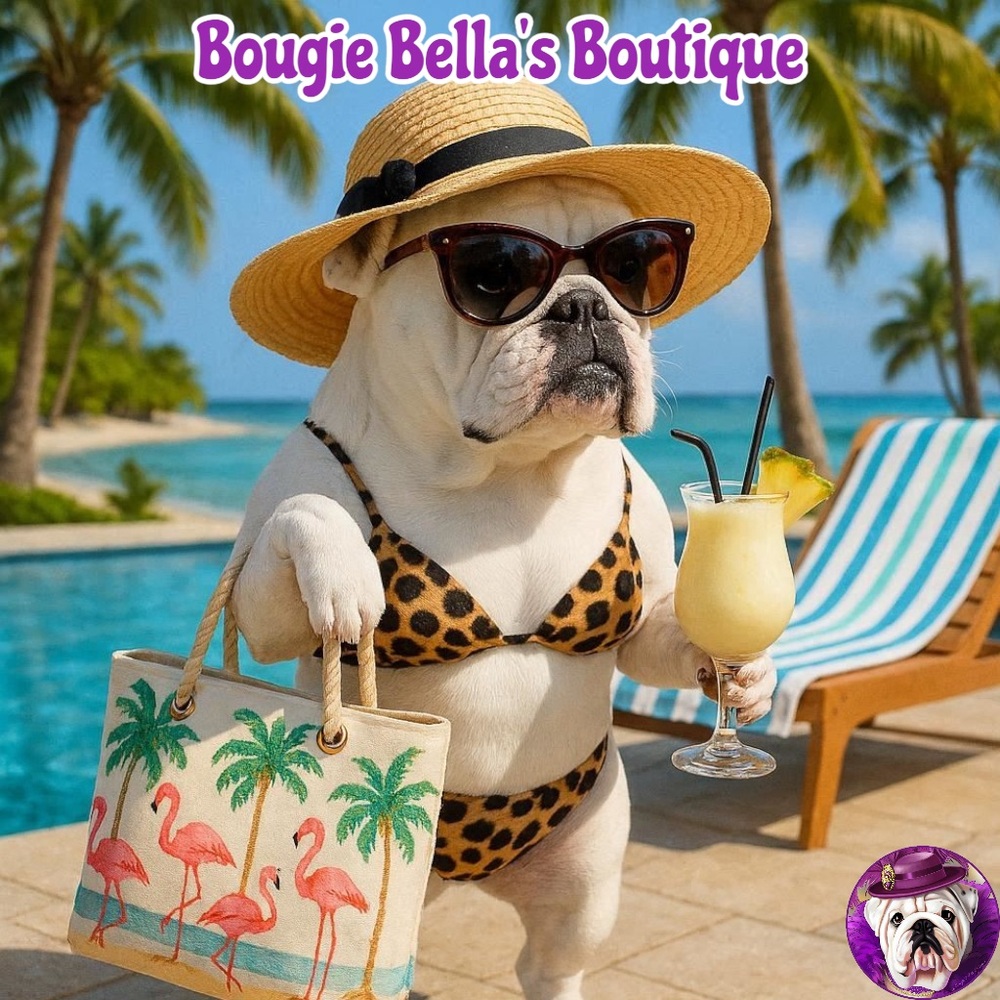 Bougie Bella's Live Show Flyer 🐶💜